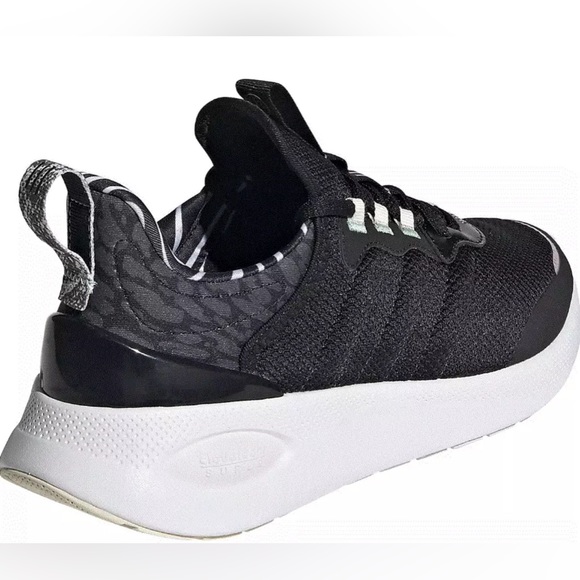 WOMEN'S ADIDAS Size 8 GY6101 PUREMOTION SUPER RUNNING BLACK/WHITE SHOES SNEAKERS - Picture 4 of 7